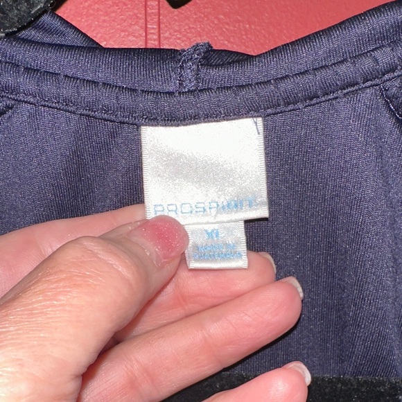 Prospirit Navy Hoodie with White Stripes - Picture 2 of 3